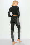 Flex Long Sleeve Crop Top and Legging Set
