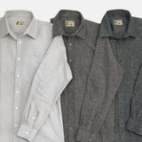 Flannel Shirt Heather Light Gray