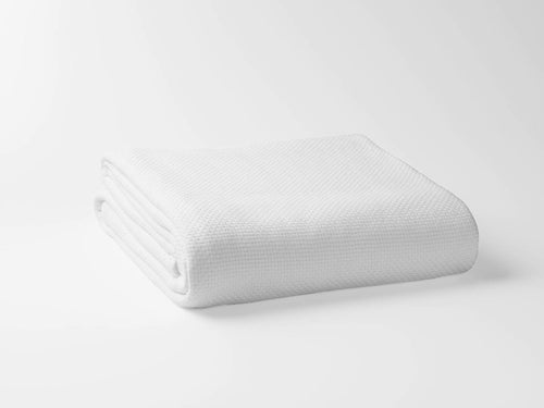 100% Organic Cotton Basket Weave Blanket