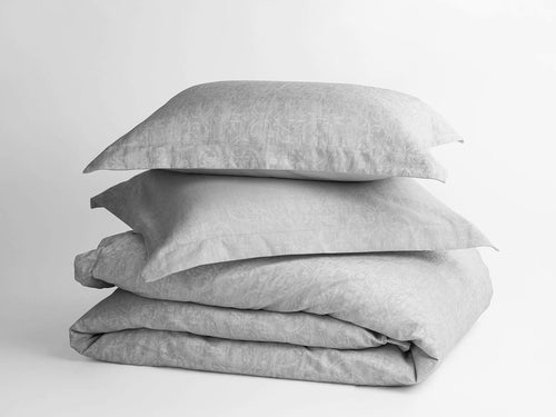 100% Supima Cotton Jacquard Medallion Duvet Set