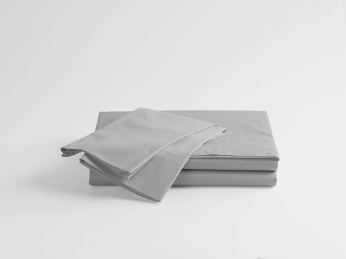 100% Supima Cotton, 400 Thread Count Percale Solid Sheet Set