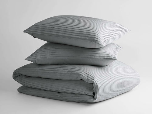 100% Organic Cotton Woven Pleated Duvet set