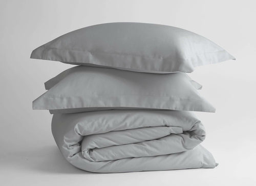 100% Supima Cotton, 500 Thread Count Sateen Solid Duvet Cover