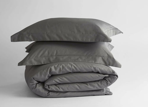 100% Supima Cotton, 500 Thread Count Sateen Solid Duvet Cover