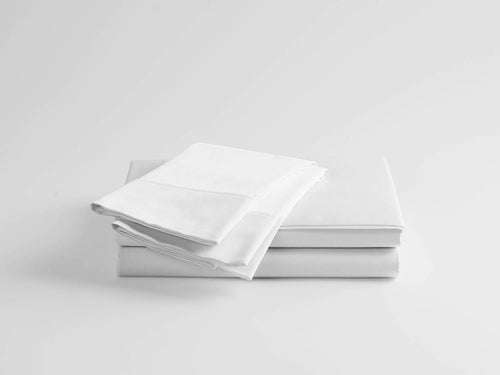100% Supima Cotton, 500 Thread Count Sateen Solid Sheet Set