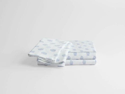 100% Supima Cotton, 500 Thread Count Sateen Paisley Print Sheet Set