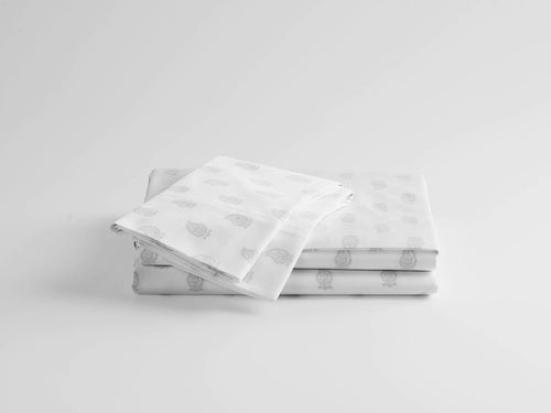 100% Supima Cotton, 500 Thread Count Sateen Paisley Print Sheet Set