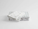 100% Supima Cotton, 500 Thread Count Sateen Paisley Print Sheet Set