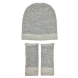 Gray Interwoven Alpaca Gloves