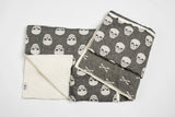 Skulls and Bones Fleece Throw