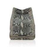 HULET- gray snake print