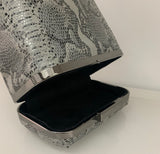 HULET- gray snake print