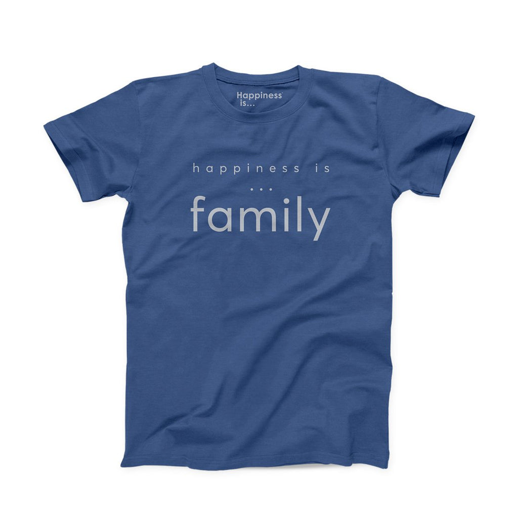 Men's Family T-Shirt, Blue