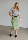 Remi Sage Midi Skirt