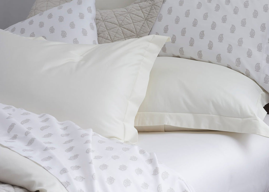 100% Supima Cotton, 500 Thread Count Sateen Solid Sheet Set