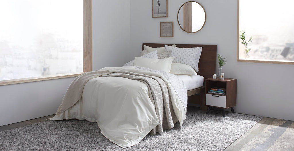 100% Supima Cotton, 500 Thread Count Sateen Solid Duvet Cover