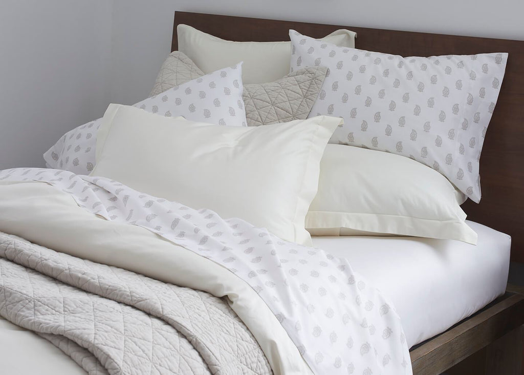 100% Supima Cotton, 500 Thread Count Sateen Solid Duvet Cover