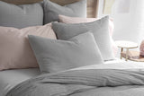 100% Organic Cotton Woven Pleated Duvet set