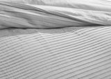 100% Organic Cotton Woven Pleated Duvet set