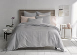 100% Organic Cotton Woven Pleated Duvet set