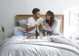 100% Supima Cotton, 500 Thread Count Sateen Solid Duvet Cover