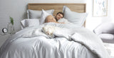 100% Supima Cotton, 500 Thread Count Sateen Solid Duvet Cover
