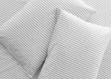 100% Supima Cotton, 400 Thread Count Percale Stripe Duvet Set
