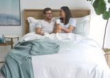 100% Supima Cotton, 500 Thread Count Sateen Solid Sheet Set