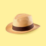 Classic Beige Panama Straw Hat
