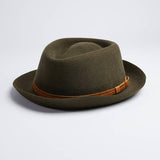 Santa Fe Olive Green Urban Felt Hat