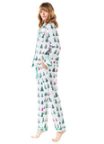 Women's Xmas Tree  Shirt + PJ Pant Set