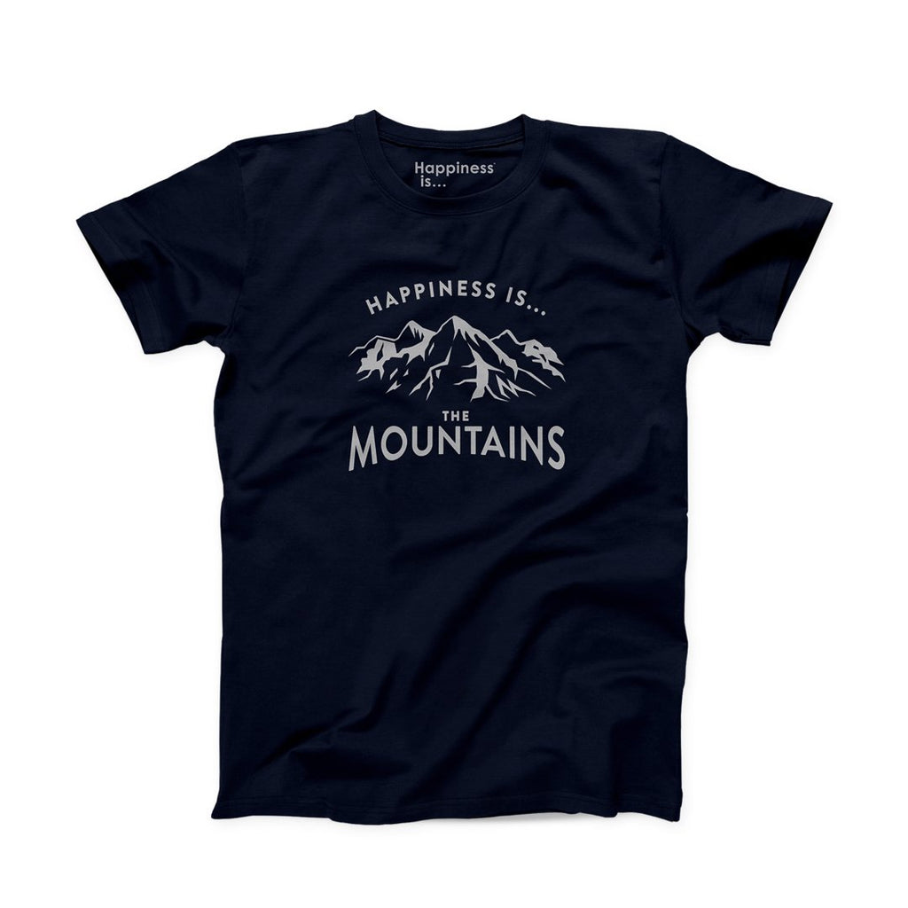Men's Mountain T-Shirt, Navy