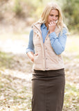 Remi Olive Midi Skirt