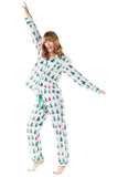 Women's Xmas Tree  Shirt + PJ Pant Set